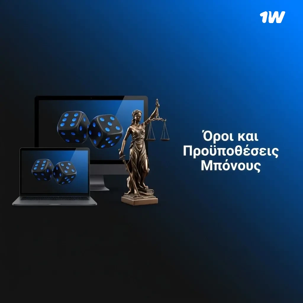 Όροι και προϋποθέσεις μπόνους 1w για παίκτες στην Ελλάδα άνω των 21 ετών